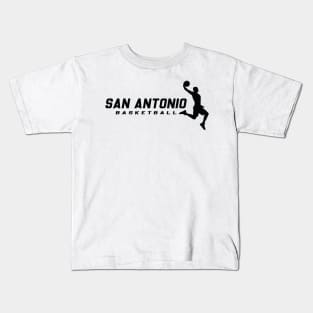 Retro San Antonio Basketball Club Kids T-Shirt